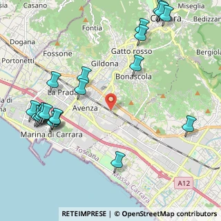 Mappa Via Murlungo, 54033 Carrara MS, Italia (2.7815)