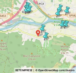 Mappa Via Treves, 17031 Albenga SV, Italia (1.26273)