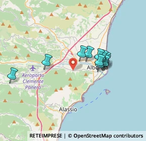 Mappa Via Treves, 17031 Albenga SV, Italia (3.06455)