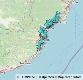 Mappa Via Treves, 17031 Albenga SV, Italia (8.87)