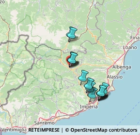Mappa 18026 Pieve di Teco IM, Italia (13.04389)