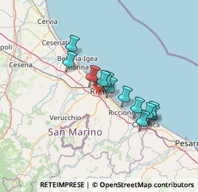Mappa 47923 Rimini RN, Italia (10.93917)