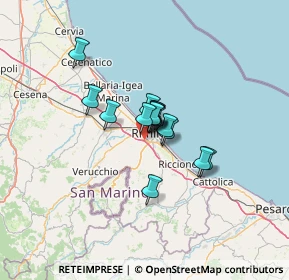 Mappa 47923 Rimini RN, Italia (7.37267)