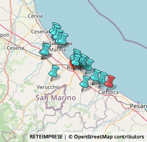 Mappa 47923 Rimini RN, Italia (9.23579)