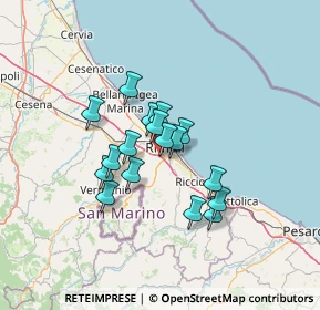 Mappa 47923 Rimini RN, Italia (9.87353)