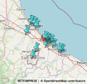 Mappa 47923 Rimini RN, Italia (9.26313)