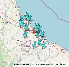 Mappa 47923 Rimini RN, Italia (9.823)