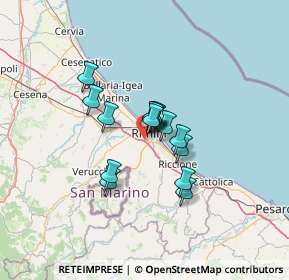 Mappa 47923 Rimini RN, Italia (8.60733)