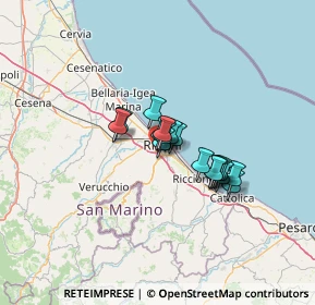 Mappa 47923 Rimini RN, Italia (8.26765)