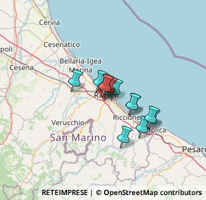 Mappa 47923 Rimini RN, Italia (7.95923)