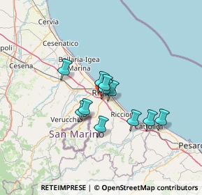 Mappa 47923 Rimini RN, Italia (9.51091)