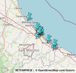 Mappa 47923 Rimini RN, Italia (6.66091)