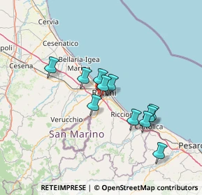 Mappa 47923 Rimini RN, Italia (11.77182)