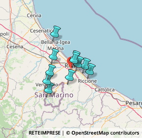 Mappa 47923 Rimini RN, Italia (8.44182)