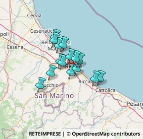 Mappa 47923 Rimini RN, Italia (8.42733)