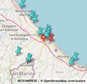 Mappa 47923 Rimini RN, Italia (7.30643)