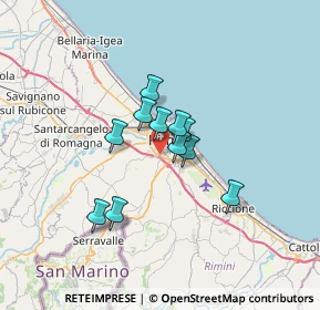 Mappa 47923 Rimini RN, Italia (4.54909)