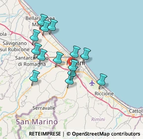 Mappa 47923 Rimini RN, Italia (6.37571)