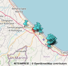 Mappa 47923 Rimini RN, Italia (7.205)