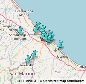 Mappa 47923 Rimini RN, Italia (4.3925)