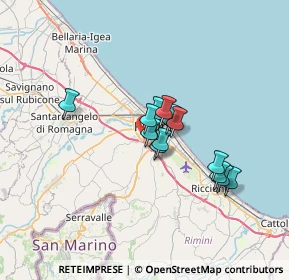 Mappa 47923 Rimini RN, Italia (4.93385)