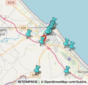 Mappa 47923 Rimini RN, Italia (3.47462)