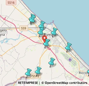 Mappa 47923 Rimini RN, Italia (4.24636)