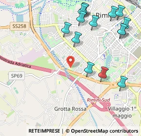 Mappa 47923 Rimini RN, Italia (1.31867)