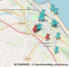 Mappa 47923 Rimini RN, Italia (1.78533)