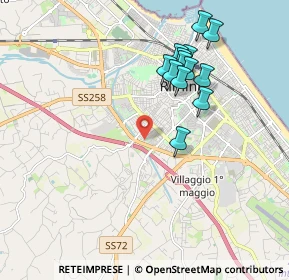 Mappa 47923 Rimini RN, Italia (1.86692)