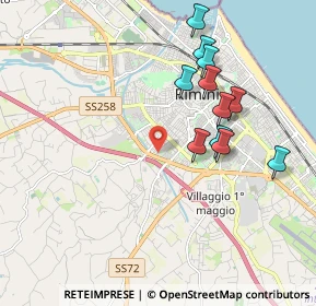 Mappa 47923 Rimini RN, Italia (1.91364)