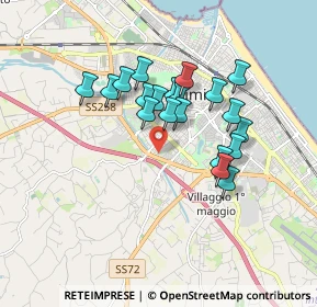 Mappa 47923 Rimini RN, Italia (1.469)