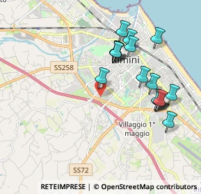 Mappa 47923 Rimini RN, Italia (1.97333)