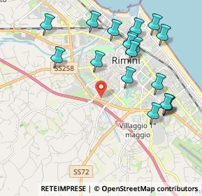 Mappa 47923 Rimini RN, Italia (2.26833)