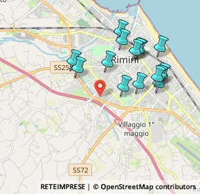 Mappa 47923 Rimini RN, Italia (1.874)