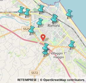 Mappa 47923 Rimini RN, Italia (2.09182)