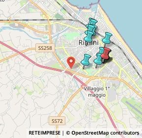 Mappa 47923 Rimini RN, Italia (1.74571)