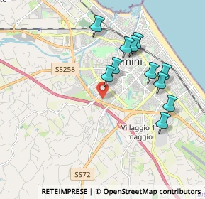 Mappa 47923 Rimini RN, Italia (1.89545)