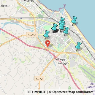 Mappa 47923 Rimini RN, Italia (1.805)