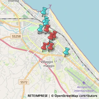 Mappa Via Lorenzo Mascheroni, 47923 Rimini RN, Italia (1.28091)