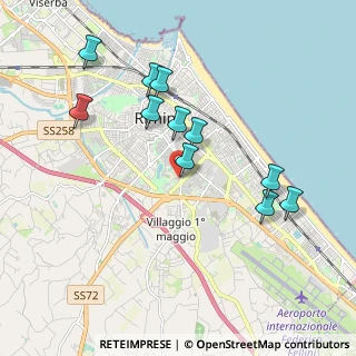 Mappa Via Lorenzo Mascheroni, 47923 Rimini RN, Italia (1.9)