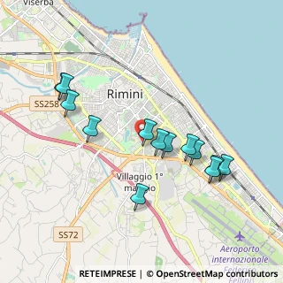 Mappa Via Lorenzo Mascheroni, 47923 Rimini RN, Italia (1.89692)