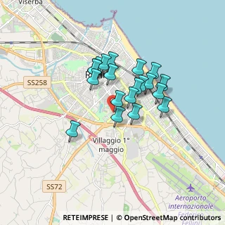 Mappa Via Lorenzo Mascheroni, 47923 Rimini RN, Italia (1.3205)