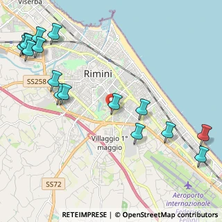 Mappa Via Lorenzo Mascheroni, 47923 Rimini RN, Italia (2.9625)