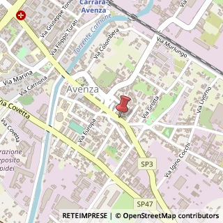Mappa Via Gino Menconi, 53, 54033 Carrara, Massa-Carrara (Toscana)