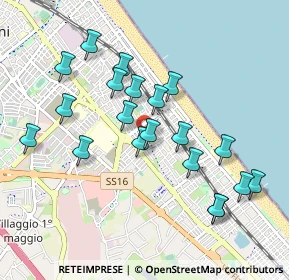 Mappa Via Sebastiano Satta, 47924 Rimini RN, Italia (0.947)