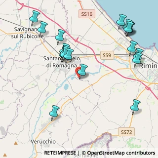 Mappa Via Savina, 47923 Rimini RN, Italia (5.21105)