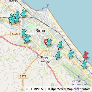 Mappa Via Giovanni Battista Casti, 47923 Rimini RN, Italia (2.94313)