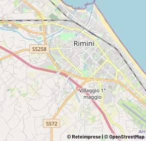 Mappa Via Eridano, 47923 Rimini RN, Italia (1.9615)