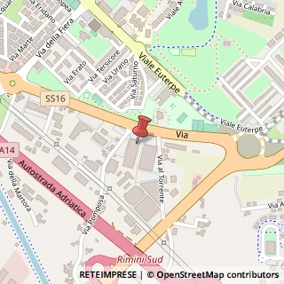 Mappa Via Circonvallazione Nuova, 67, 47924 Rimini, Rimini (Emilia Romagna)